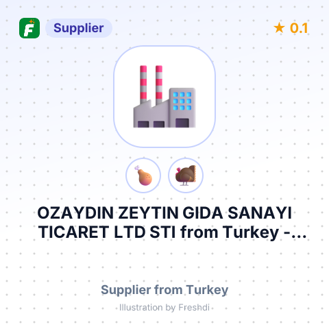 OZAYDIN ZEYTIN GIDA SANAYI TICARET LTD STI – summary card, no photo uploaded yet