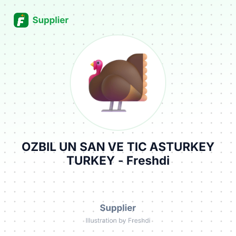OZBIL UN SAN VE TIC ASTURKEY TURKEY – summary card, no photo uploaded yet