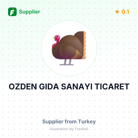 OZDEN GIDA SANAYI TICARET – summary card, no photo uploaded yet