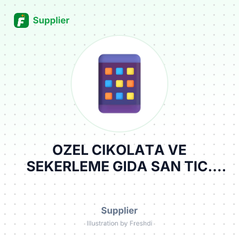 OZEL CIKOLATA VE SEKERLEME GIDA SAN TIC. LTD – summary card, no photo uploaded yet