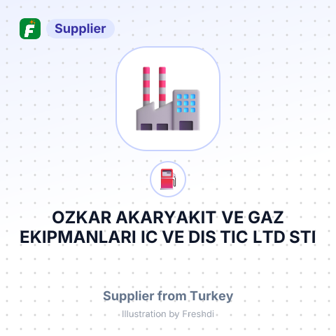 OZKAR AKARYAKIT VE GAZ EKIPMANLARI IC VE DIS TIC LTD STI – summary card, no photo uploaded yet