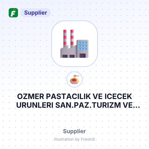 OZMER PASTACILIK VE ICECEK URUNLERI SAN.PAZ.TURIZM VE DIS.TIC. A.S – summary card, no photo uploaded yet