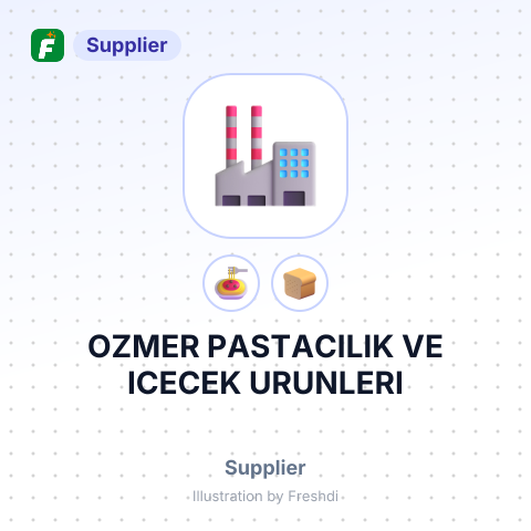 OZMER PASTACILIK VE ICECEK URUNLERI – summary card, no photo uploaded yet