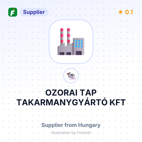OZORAI TAP TAKARMANYGYÁRTÓ KFT – summary card, no photo uploaded yet