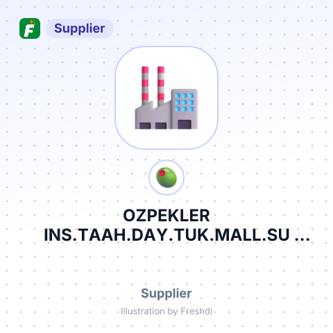 OZPEKLER INS.TAAH.DAY.TUK.MALL.SU UR.SAN.VE TIC. LTD – summary card, no photo uploaded yet