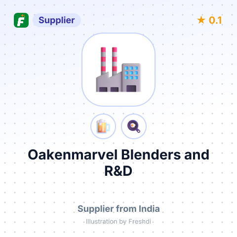 Oakenmarvel Blenders and R&D – summary card, no photo uploaded yet