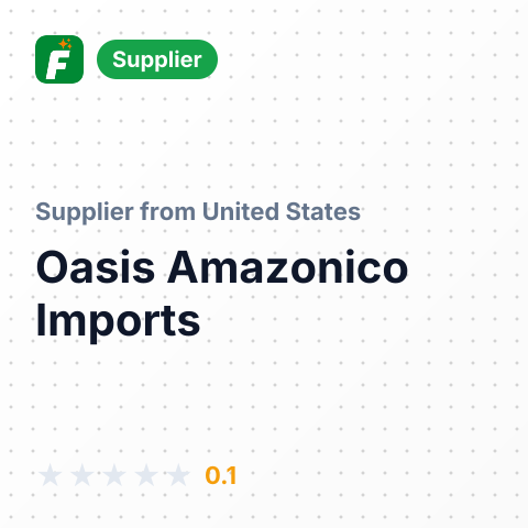 Oasis Amazonico Imports  – summary card, no photo uploaded yet