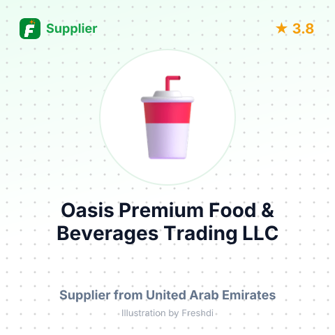 Oasis Premium Food & Beverages Trading LLC – summary card, no photo uploaded yet