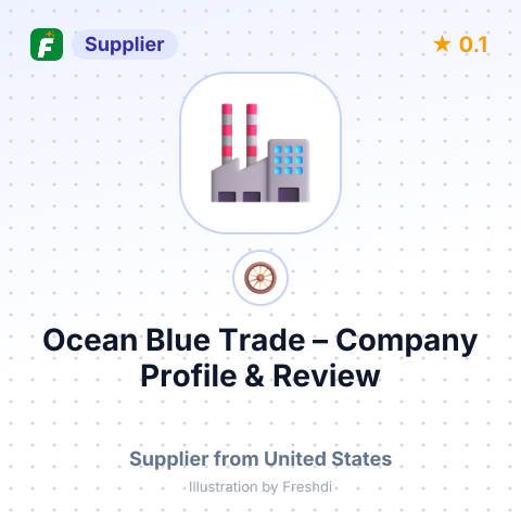 Ocean Blue Trade – summary card, no photo uploaded yet