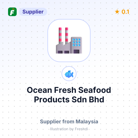 Ocean Fresh Seafood Products Sdn Bhd – summary card, no photo uploaded yet