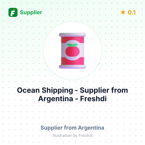 Ocean Shipping  – summary card, no photo uploaded yet