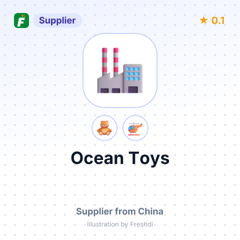 Ocean Toys – summary card, no photo uploaded yet