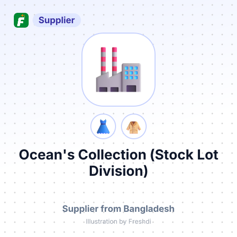 Ocean's Collection (Stock Lot Division) – summary card, no photo uploaded yet