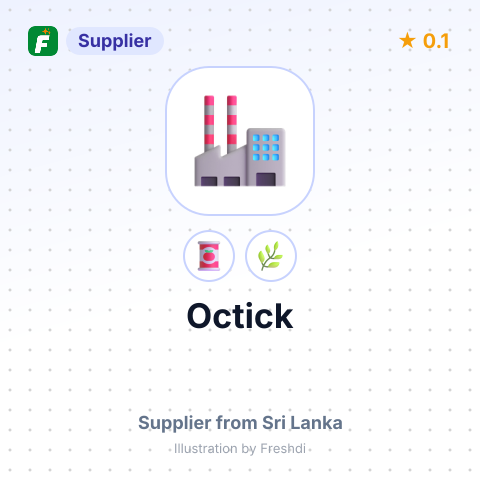 Octick  – summary card, no photo uploaded yet