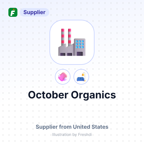 October Organics – summary card, no photo uploaded yet