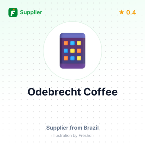 Odebrecht Coffee  – summary card, no photo uploaded yet