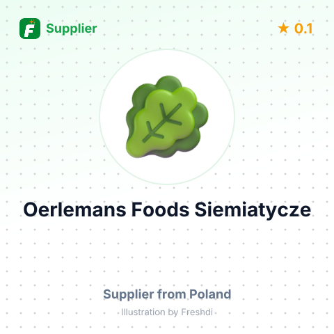 Oerlemans Foods Siemiatycze – summary card, no photo uploaded yet