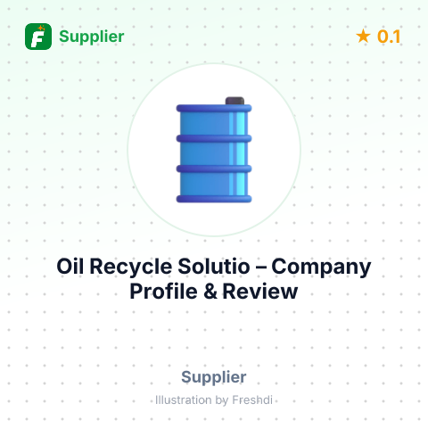Oil Recycle Solutio – summary card, no photo uploaded yet