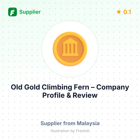 Old Gold Climbing Fern – summary card, no photo uploaded yet