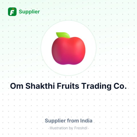 Om Shakthi Fruits Trading Co. – summary card, no photo uploaded yet