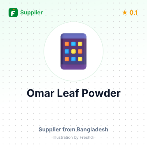 Omar Leaf Powder  – summary card, no photo uploaded yet