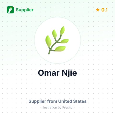 Omar Njie  – summary card, no photo uploaded yet