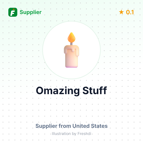 Omazing Stuff – summary card, no photo uploaded yet