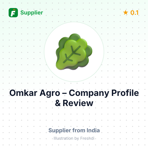 Omkar Agro – summary card, no photo uploaded yet