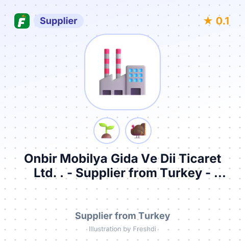 Onbir Mobilya Gida  Ve Dii Ticaret Ltd. .  – summary card, no photo uploaded yet