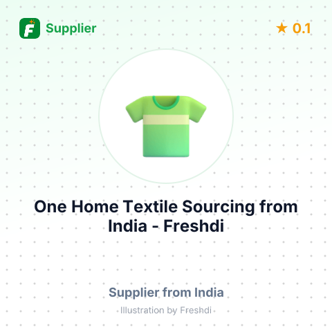 One Home Textile Sourcing  – summary card, no photo uploaded yet