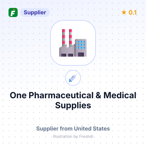 One Pharmaceutical & Medical Supplies – summary card, no photo uploaded yet