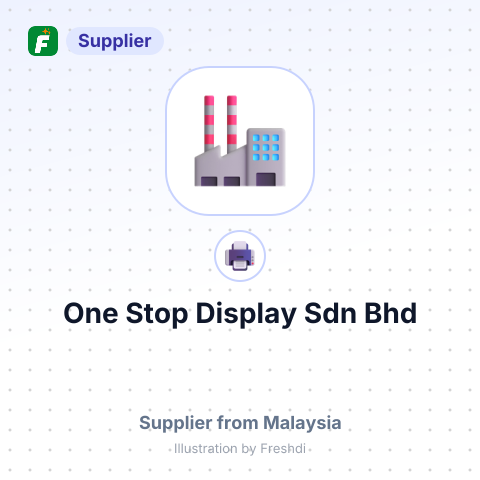 One Stop Display Sdn Bhd – summary card, no photo uploaded yet