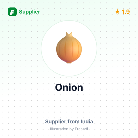 Onion  – summary card, no photo uploaded yet