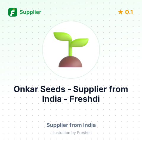Onkar Seeds  – summary card, no photo uploaded yet