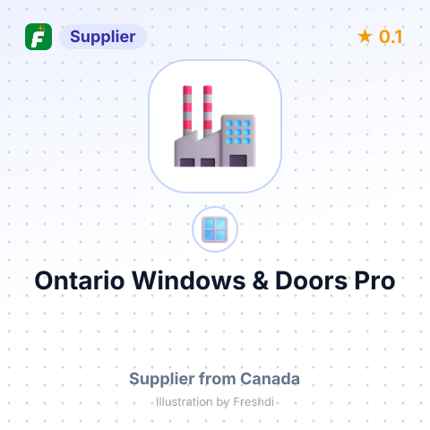 Ontario Windows & Doors Pro – summary card, no photo uploaded yet