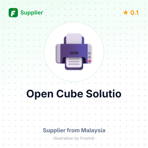 Open Cube Solutio – summary card, no photo uploaded yet