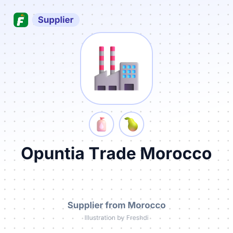 Opuntia Trade Morocco – summary card, no photo uploaded yet