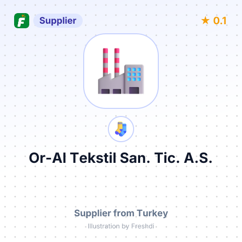 Or-Al Tekstil San. Tic. A.S. – summary card, no photo uploaded yet