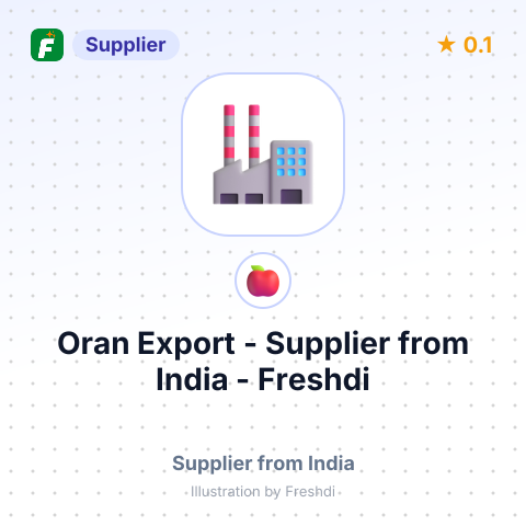 Oran Export  – summary card, no photo uploaded yet