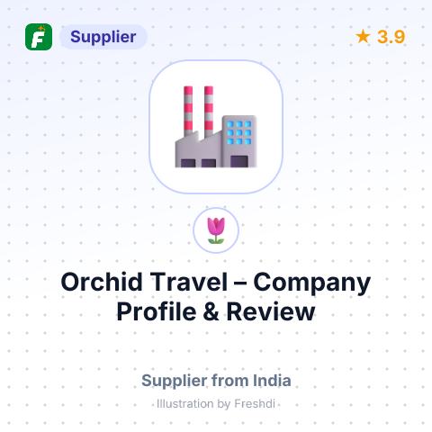 Orchid Travel – summary card, no photo uploaded yet