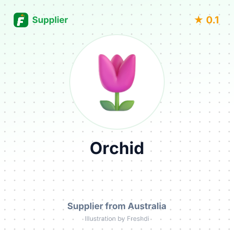 Orchid  – summary card, no photo uploaded yet