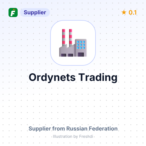 Ordynets Trading – summary card, no photo uploaded yet