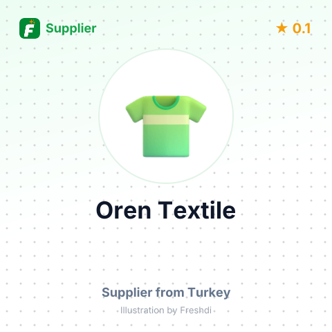 Oren Textile – summary card, no photo uploaded yet