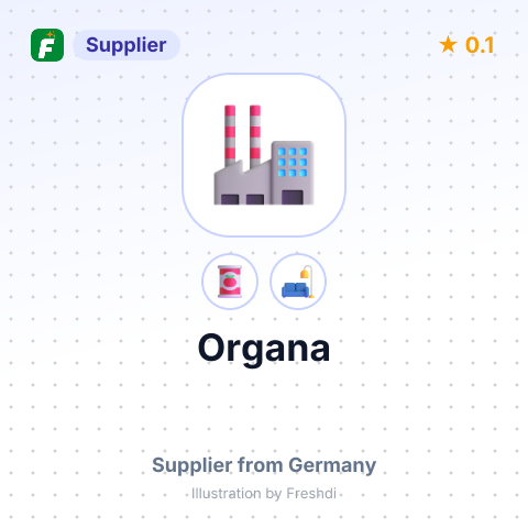 Organa  – summary card, no photo uploaded yet