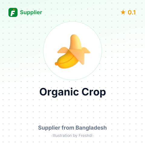 Organic Crop  – summary card, no photo uploaded yet