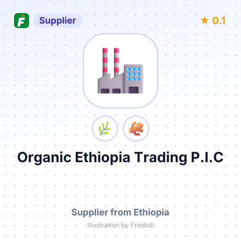 Organic Ethiopia Trading P.I.C  – summary card, no photo uploaded yet