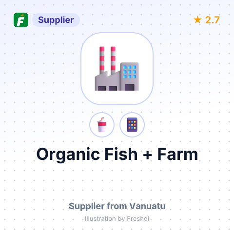 Organic Fish + Farm – summary card, no photo uploaded yet