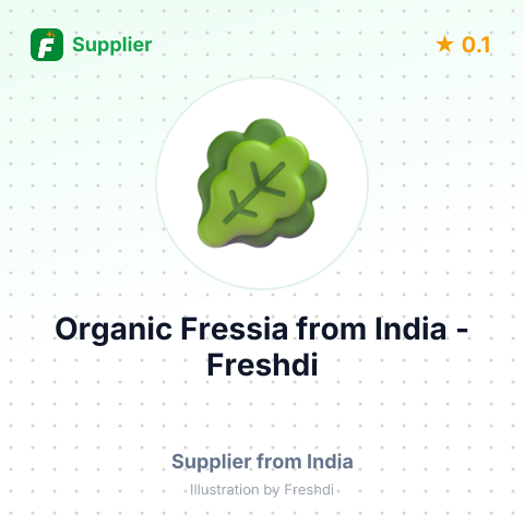Organic Fressia  – summary card, no photo uploaded yet
