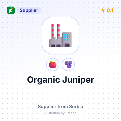 Organic Juniper  – summary card, no photo uploaded yet