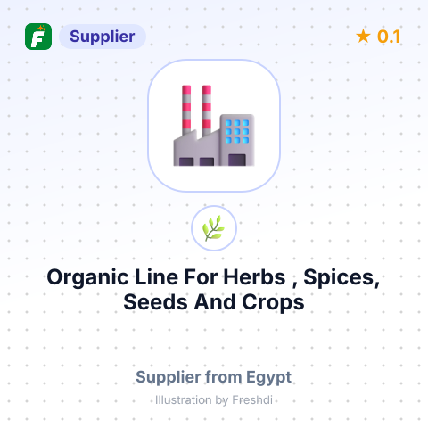 Organic Line For Herbs , Spices, Seeds And Crops  – summary card, no photo uploaded yet